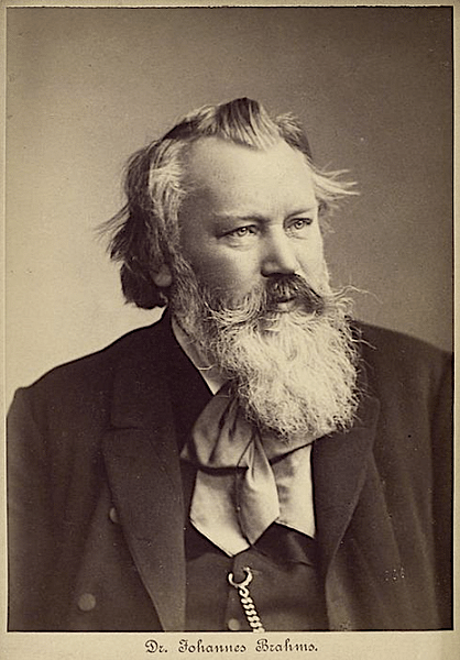 johannes brahms, photo, composer