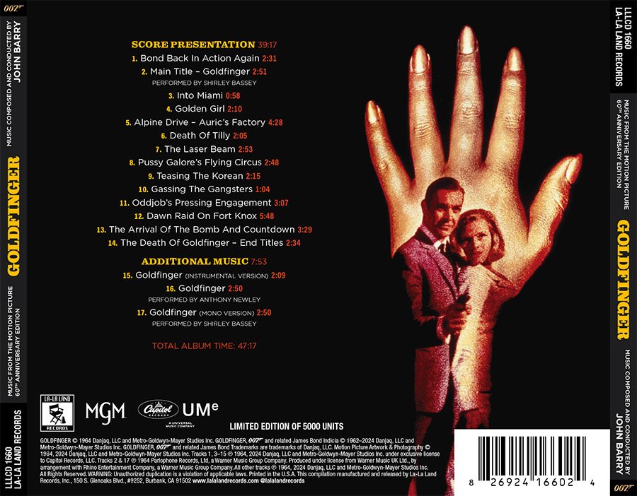 Goldfinger LaLaLand Records track listing