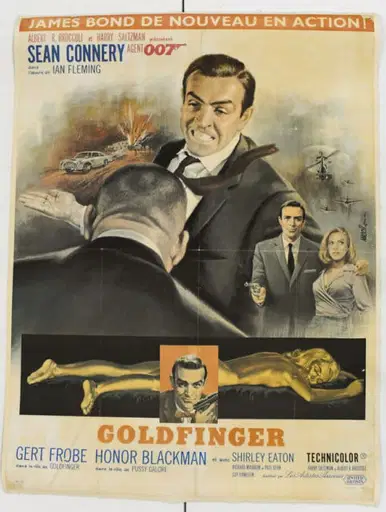 French poster for Goldfinger
