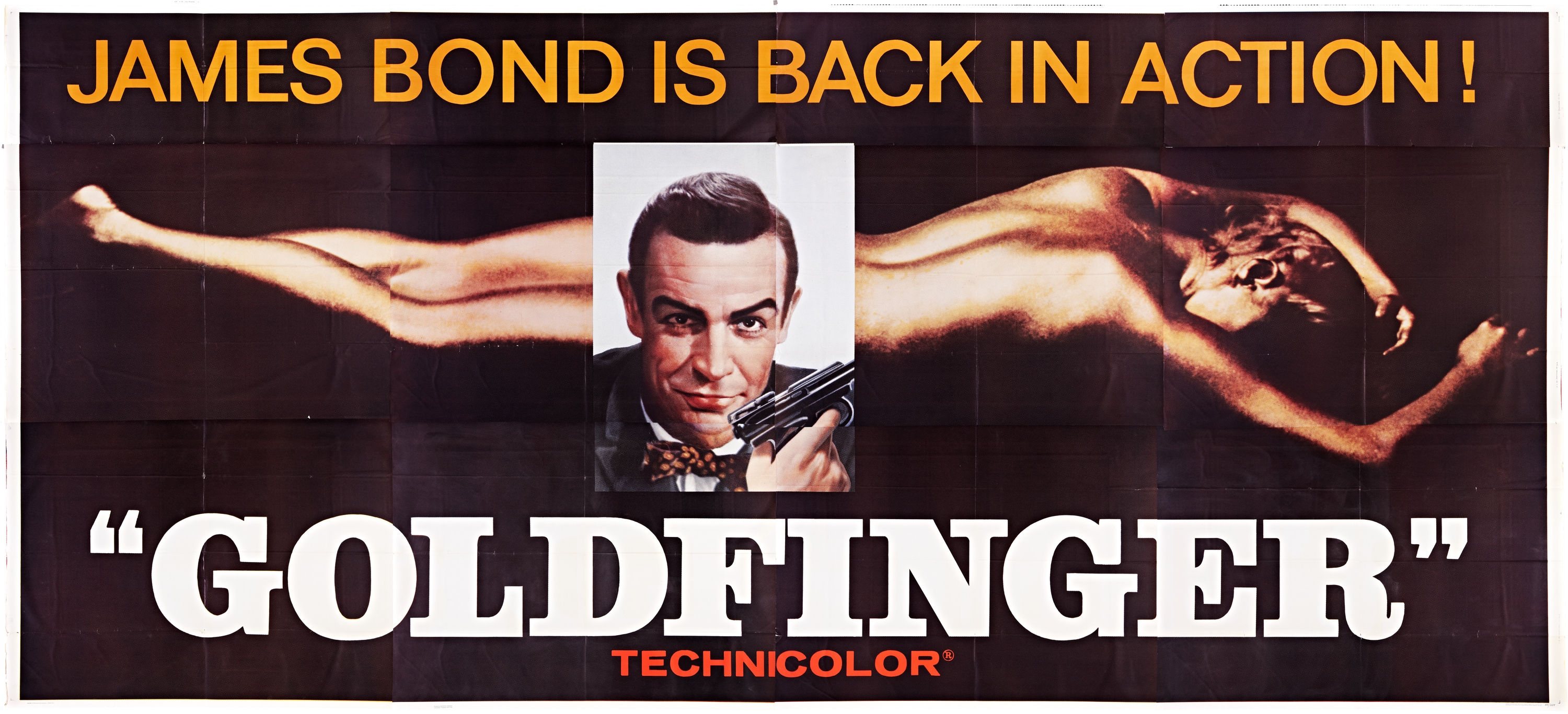 Original Goldfinger poster