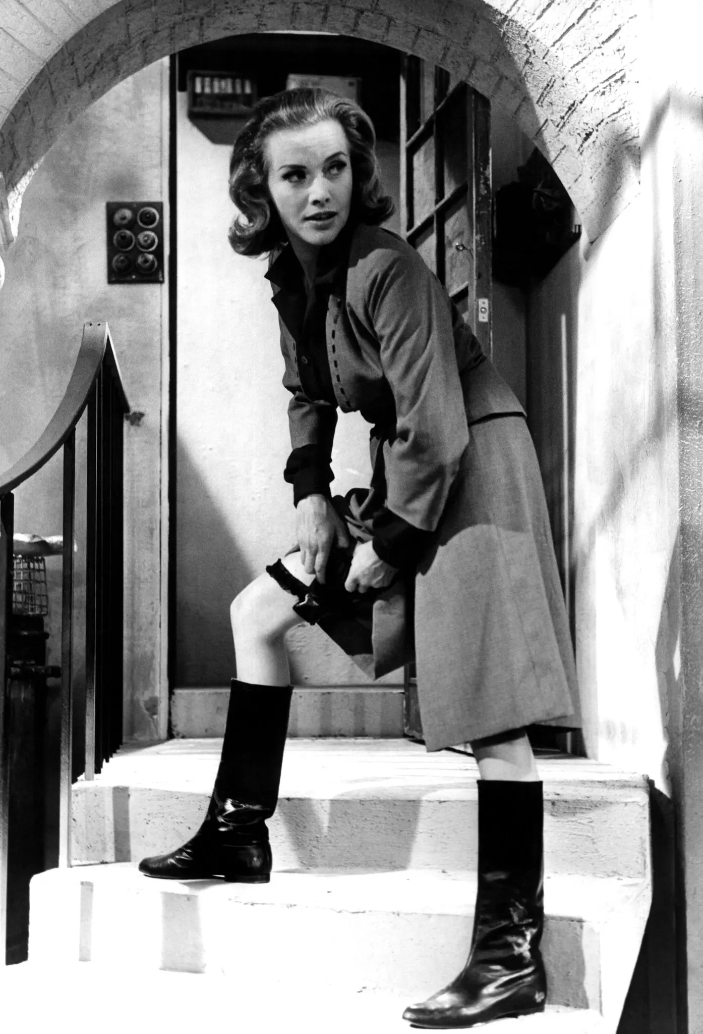 Honor Blackman as Cathy Gale in The Avengers