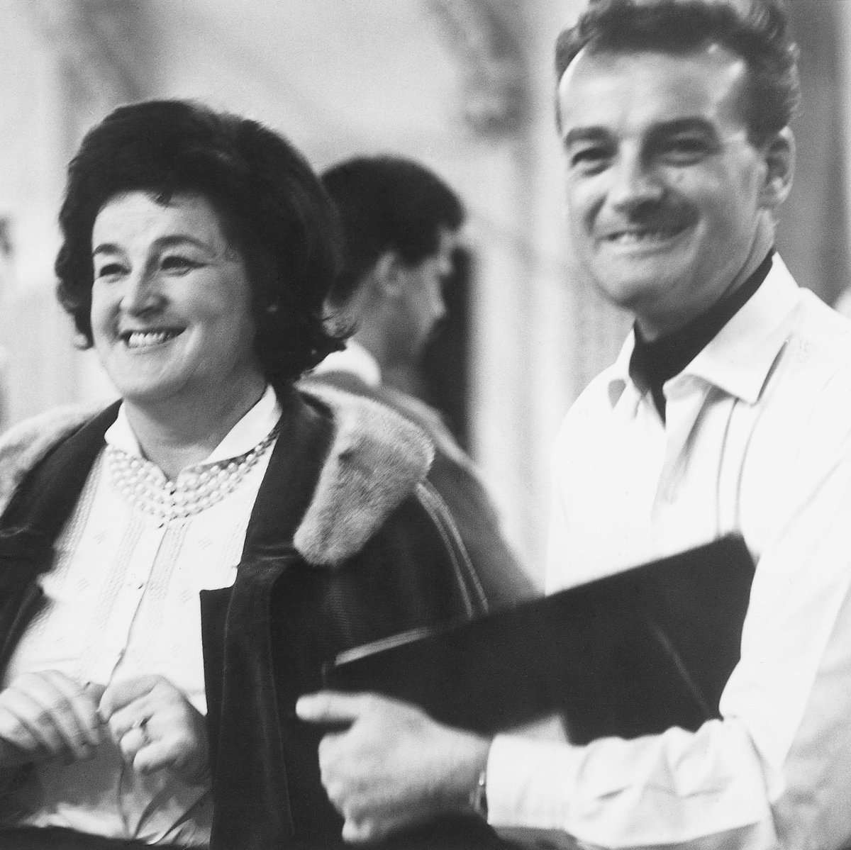 John Culshaw with Birgit Nilsson